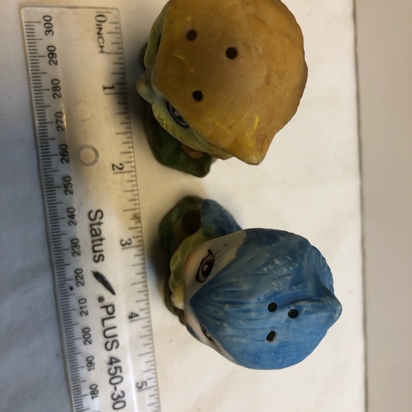Vintage Owl and Blue Bird Salt and Pepper Shakers - Picture 3 of 10